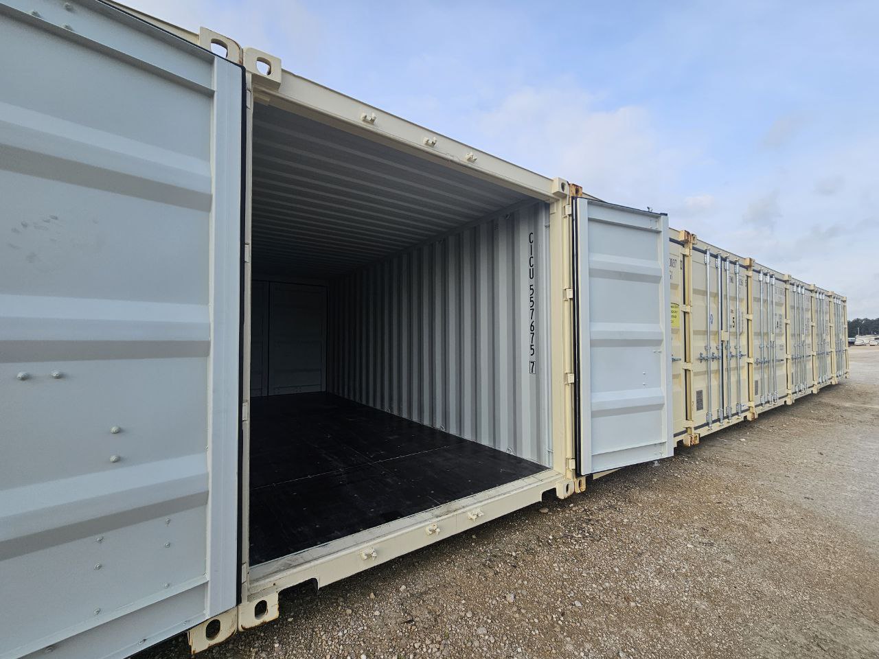 Double door storage unit